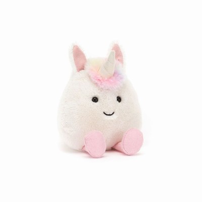 Jellycat Amuseabean Unicorn USA | 67019DHMZ